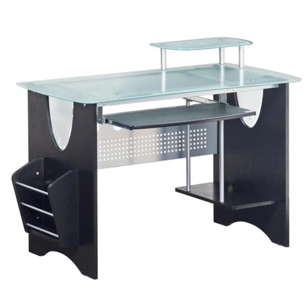 Techni Mobili Computer Desk, 20 in D X 35-1/2 in H, 28 in W X Graphite RTA-2018-GPH06 - main